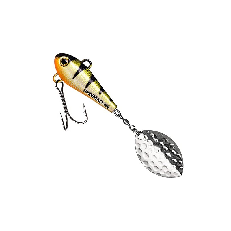 SpinMad Jig Spinner 10 g Lead Head Spinner Colour Favourite