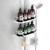 Hawsam No Drilling Shower Shelf for the Shower Rail -