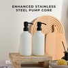 MaisoNovo Soap Dispenser 2-Piece Set | 16.9oz Clear Bottles with