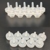10pcs10ml Lab Dropping Bottles,Squeezable Plastic Liquid Dropper Bottles,Empty Eye Liquid