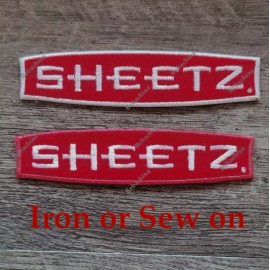 BOTH (2) Sheetz Patch Pittsburgh Pirate Ad Patch Baseball Jersey Ad Patch iron