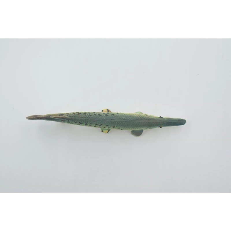 K&M Alligator Gar Rubber Fish Realistic Figure Model Toy Gift