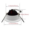 ZDPCYT Recessed Downlight 110V Dimmable 3WCOB CRI80 Spotlight Lamp Daylight