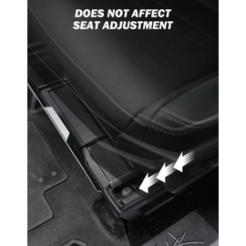 JOYTUTUS Front Under Seat Storage Box Compatible with Cybertruck 2024, Under Seat Organizer with Silicone Pad, Set of 2 Driver & Passenger Side