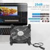 120mm Computer Fan Speed Adjustable 2800RPM Portable Computer Case Cooling