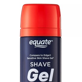 Equate Sensitive Skin Shave Gel With Aloe, 7 oz - 2 Pack (Twin Pack)