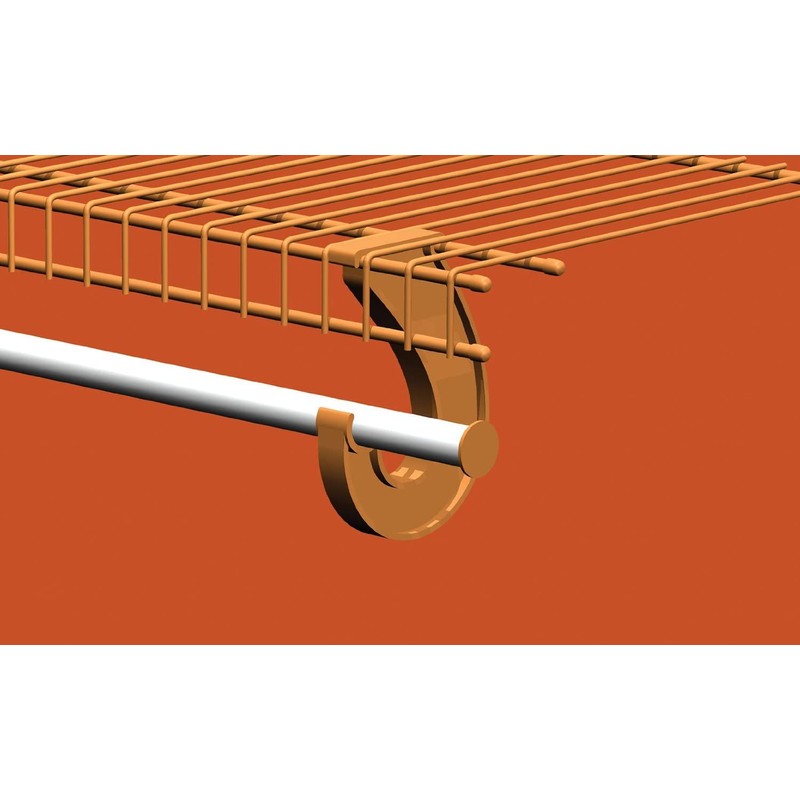 ClosetMaid SuperSlide Adjustable Hanging Closet Rod from 2 to 4