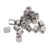 20 Pcs Hex Coupling Nut M8x1.25 L15mm 304 Stainless Steel