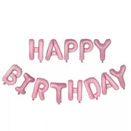 Unbranded US Happy Birthday Balloons Banner Bunting Party Decoration Self-Inflating New - Silver