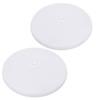 Facon 2-Pack Ultra Slim 4.5'' 12V RV Puck Lights w/Switch,