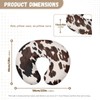 Mintulipy Brown Cowhide Nursing Pillow Cover Fits The Original Support