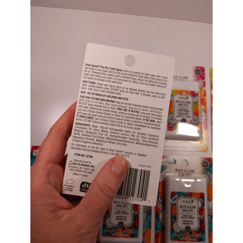 Great Scents 5 PKG "Put A Lid On It!" Pre-Poo