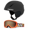 Giro Launch Combo Pack Snow Ski Helmet w/Matching Goggles Matte