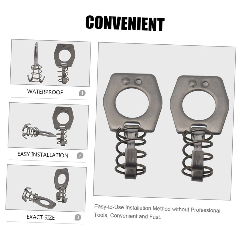 Cabilock 2Pcs Rv Water Heater Latch Durable Fastener for Trailer