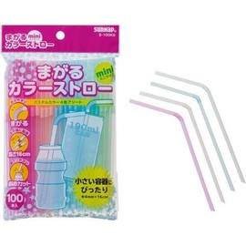 Sunup Magaru Color Straws Mini 100 Sticks x 5 Packs