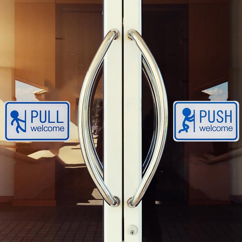 Push/Pull Plate, Door Sign, Door Sign, Guide Sign, Push Pull