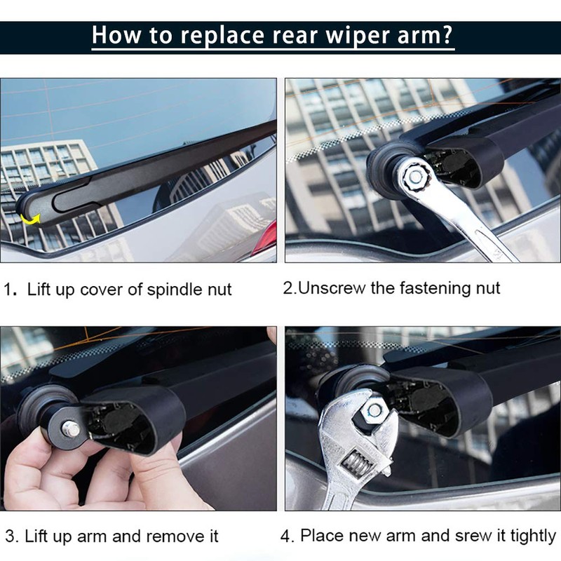 Rear Wiper Arm Blade, for Kia Sedona 2006-2014 - MIKKUPPA