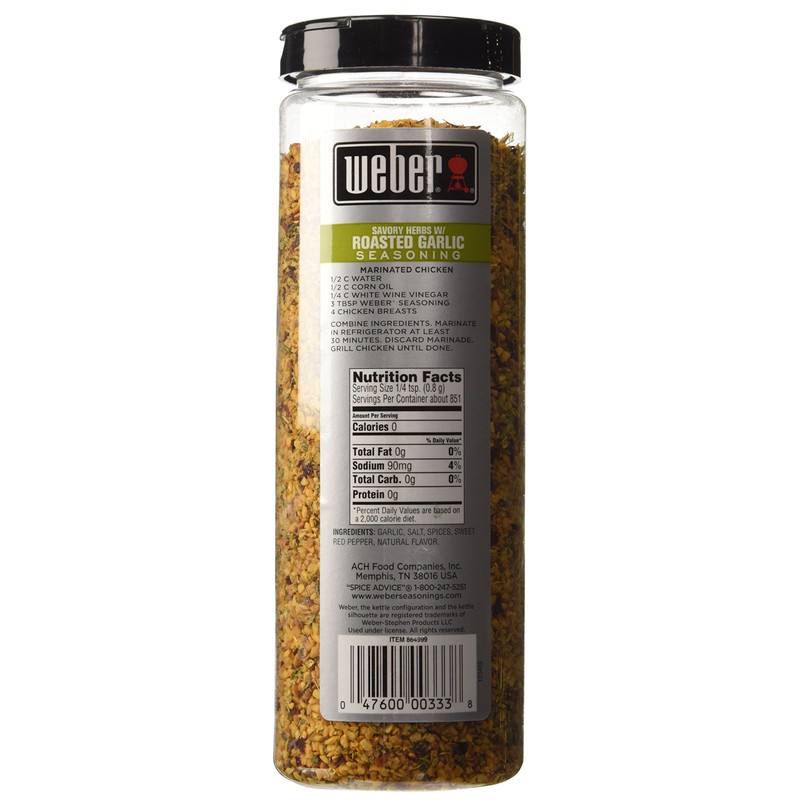 Weber Savory Herbs with Roasted Garlic Seasoning (24 Ounce)