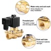 220 V AC Solenoid Valve Brass 3/4 Inch Electromagnetic Valve