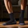 YUEDGE Mens Soccer Grip Socks for Men Size 10-13 Non