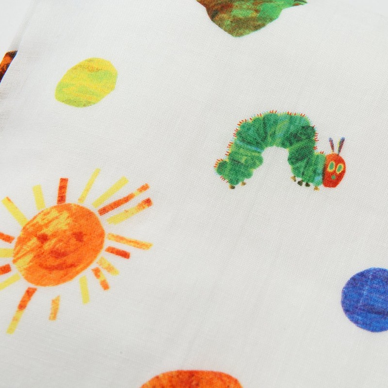 baby.e-sleep The Very Hungry Caterpillar (Harapeko Aomushi) Double Gauze Fitted