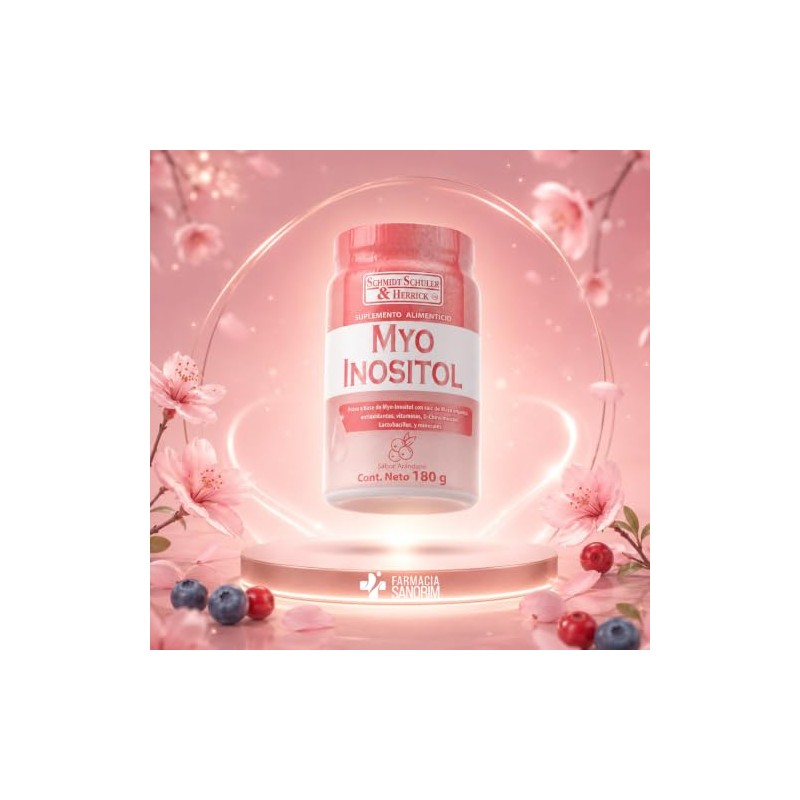 Myo Inositol en Polvo Sabor Arándano 180 g Schuler 2