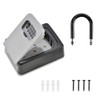 Wall Mounted, Portable Lock Box for House, 5 Key Capacity,