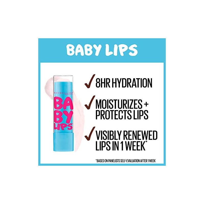 Maybelline Baby Lips Bálsamo hidratante para labios, Cherry Me 0.15