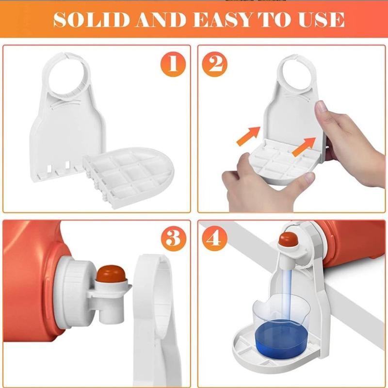 Laundry Detergent Cup Holder, 1 Count Foldable Detergent Drip Catcher,