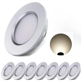 ALOVECO 12V LED RV Lights Dimmable Camper Interior RV Lights 4000K Ultra-Thin Waterproof, 12 Volt Ceiling Light for Motorhome Sailboat Yacht Case of 8 Packs Natural White