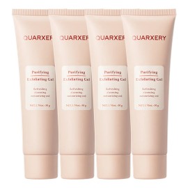 Quarxery Gel Exfoliante Facial Limpiador 4 Unid 200g Todo Tipo De Piel Día/noche