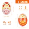 Egg Timer Resin, Pack of 2 Egg Timer for Cooking,
