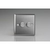 Varilight JTM102 V-Pro Smart Dimmer, Classic Brushed Steel, 120w Max,