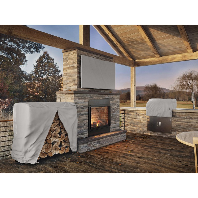 Covermates Built–in Grill Cover - Heavy-Duty Polyester, Weather Resistant, Drawcord