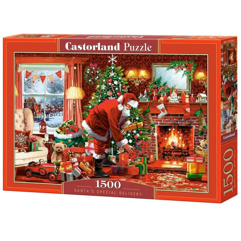 Castorland Puzzle 1500 pieces: Livraison spéciale du Père Noël