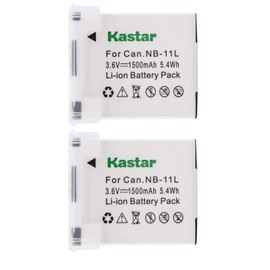 Kastar Battery 2X for Canon NB-11L NB-11LH NB11L NB11LH CB-2LD CB-2LF and ELPH 110 HS ELPH 115 is ELPH 120 is ELPH 130 is ELPH 135 ELPH 140 is ELPH 150 is ELPH 160 ELPH 170 is ELPH 180 ELPH 190 is