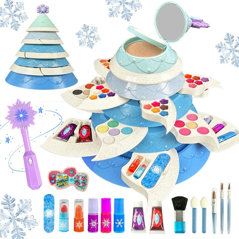 Christmas tree-shaped makeup toy set. - make up toys: Heart-Shaped