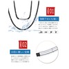 ChainsPro Women's Choker Necklace Chain Men's Black Wax Cord, Leather
