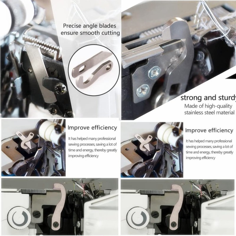 2 cuchillas Brother Serger para Brother 1034D para cuchillo superior