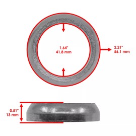 Caltric Exhaust Muffler Gasket Kit for Arctic Cat Prowler Xt 1000 4X4 / Xtz 1000 4X4