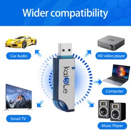 KAISLE 64GB USB Flash Drive, External USB Flash Memory Storage Thumb Drive, Portable Flashdrive with Keychain, 64 GB USB 2.0 Memory Stick exFAT Data Storage Jump Drives for Computers