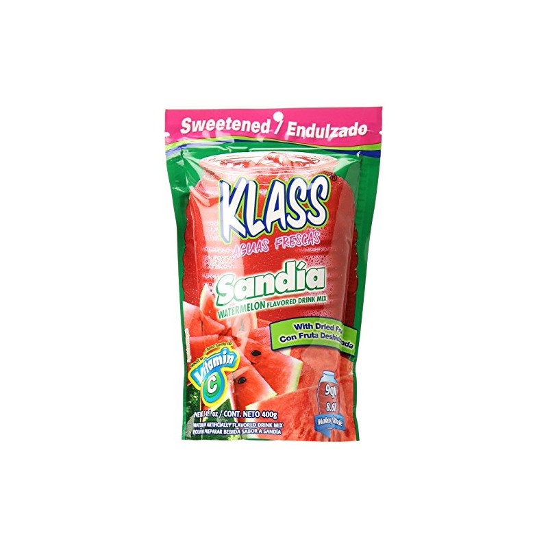 Klass LISTO Drink Mix, WATERMELON, 14.1-Ounce