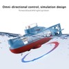 Simulated Submarine Mini Remote‑Controlled Submarine Toy Model Fish Tank Decoration