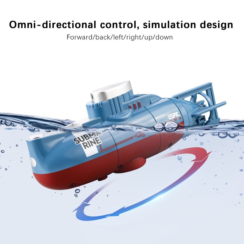 Simulated Submarine Mini Remote‑Controlled Submarine Toy Model Fish Tank Decoration