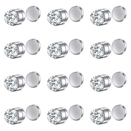 VCMART Fake Nose Ring Fake Nose Ring Stainless Steel Fake Nose Rings for Women 3mm Fake Nose Earrings