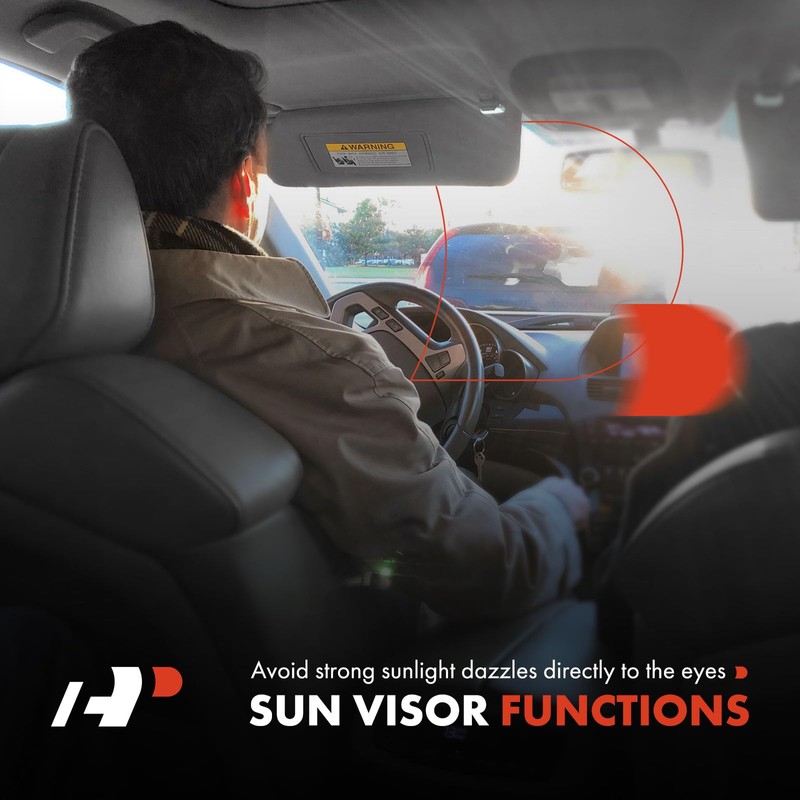 A-Premium Driver & Passenger Sun Visor Compatible with Nissan Altima