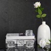 Kitcom Crystal Tea Light Candle Holders Pack of 4 for