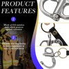 LhyBtm Firefighter Quick Release Shackle Stainless Steel Fixed Snap Shackle