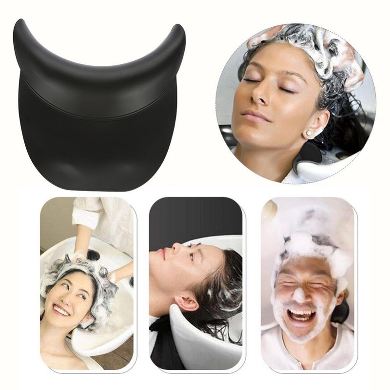 Soft Silicone Shampoo Bowl Neck Rest,Neck Rest For Sink Hair