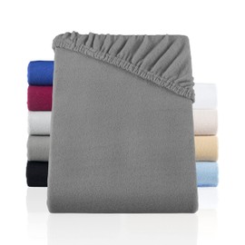Basatex Winter Fitted Sheet Teddy Fleece Thermal Fleece in 8 Colours 5 Sizes